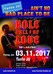 Hole Full of Love | AC/DC | Club Tante JU, Dresden | Konzert